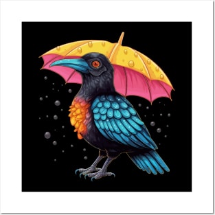 Umbrellabird Smiling Posters and Art